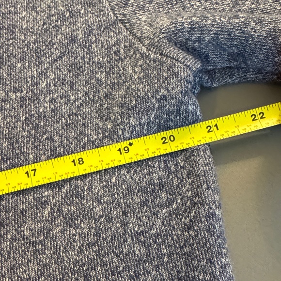 Pink Victoria's Secret Navy Blue V-Neck Sweatshirt - Picture 6 of 8